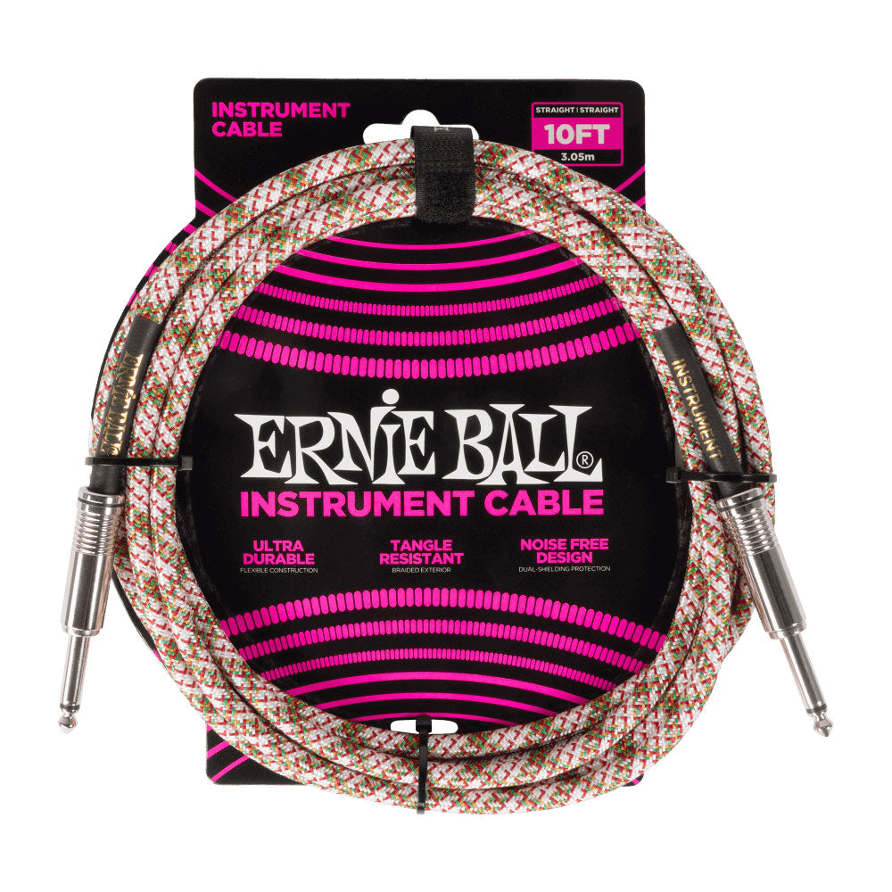 Ernie Ball Braided Instrument Cable 15FT - Emerald Argyle