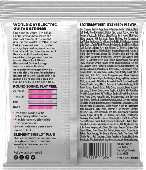 Ernie Ball Super Slinky Cobalt Flatwound Electric Guitar Strings
