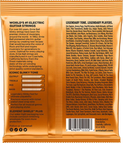 Ernie Ball Hybrid Slinky Nickel Wound Strings