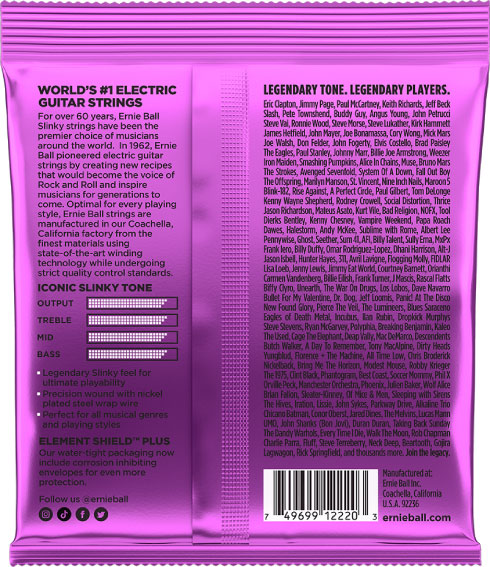 Ernie Ball Power Slinky Paradigm Electric Guitar Strings
