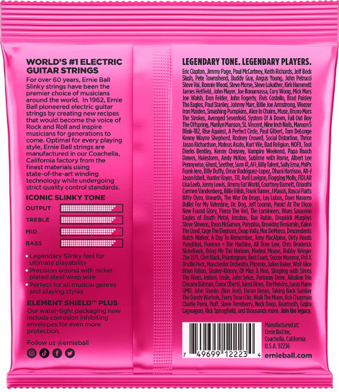 Ernie Ball Super Slinky Nickel Wound Strings
