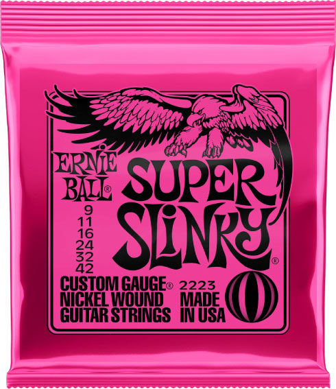 Ernie Ball Super Slinky Nickel Wound Strings