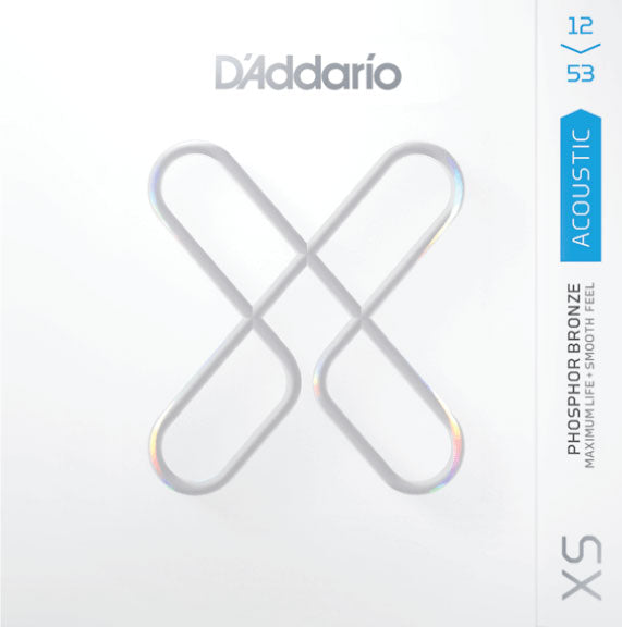 D'Addario XS Light Coated Acoustic Guitar Strings