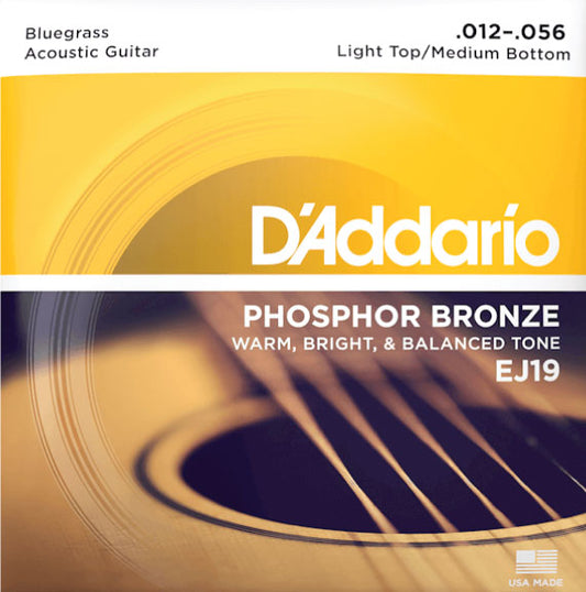 D'Addario EJ19 Light Top/Medium Bottom Acoustic Guitar Strings