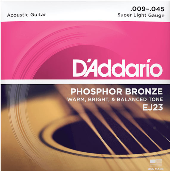 D'Addario EJ23 Super Light Acoustic Guitar Strings