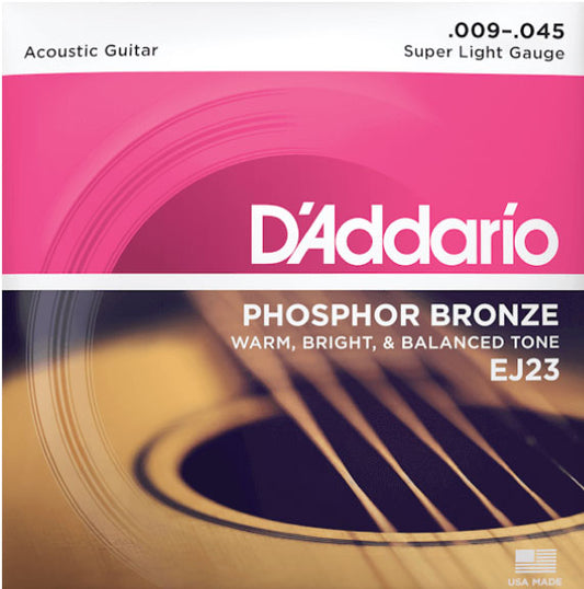 D'Addario EJ23 Super Light Acoustic Guitar Strings