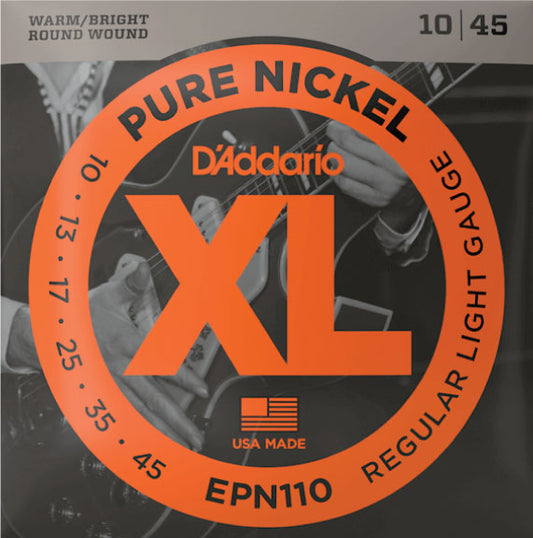 D'Addario EPN110 Regular Light Electric Guitar Strings