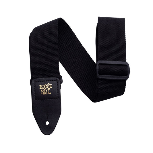 Ernie Ball Polypro Guitar and Bass Strap - Black