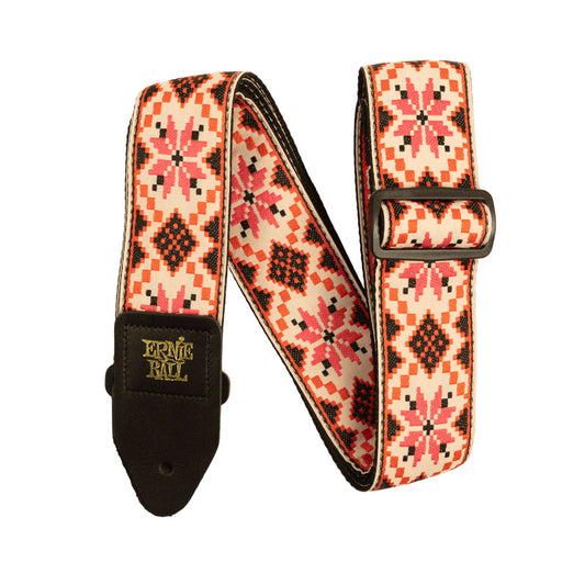 Ernie Ball Classic Jacquard Guitar Strap - Cinnamon Needlepoint