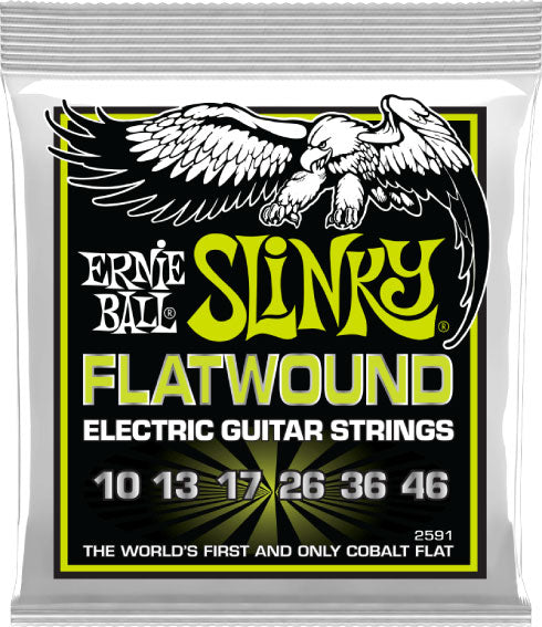 Ernie Ball Regular Slinky Cobalt Flatwound Electric Guitar Strings
