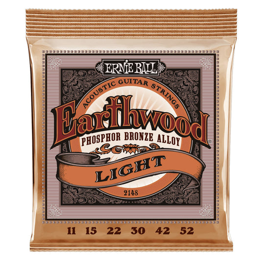 Ernie Ball Light Earthwood Phosphor Bronze Acoustic Guitar Strings