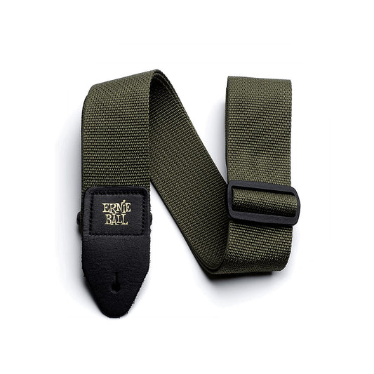 Ernie Ball Polypro Guitar and Bass Strap - Olive