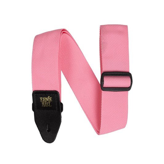 Ernie Ball Polypro Guitar and Bass Strap - Pink Sunrise