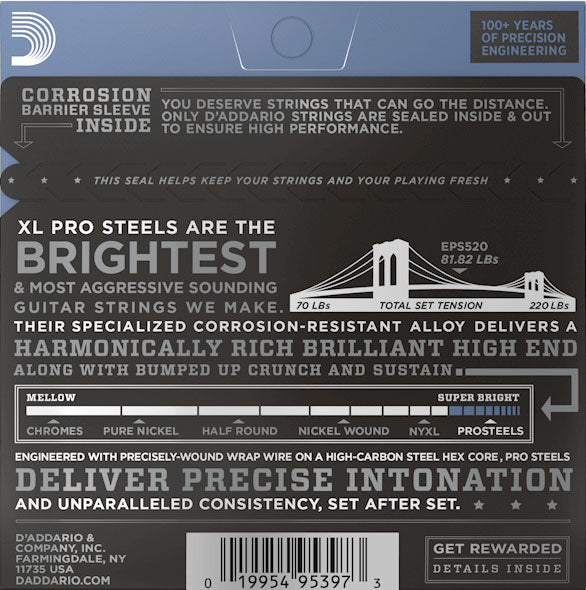 D'Addario EPS120 Super Light Electric Guitar Strings