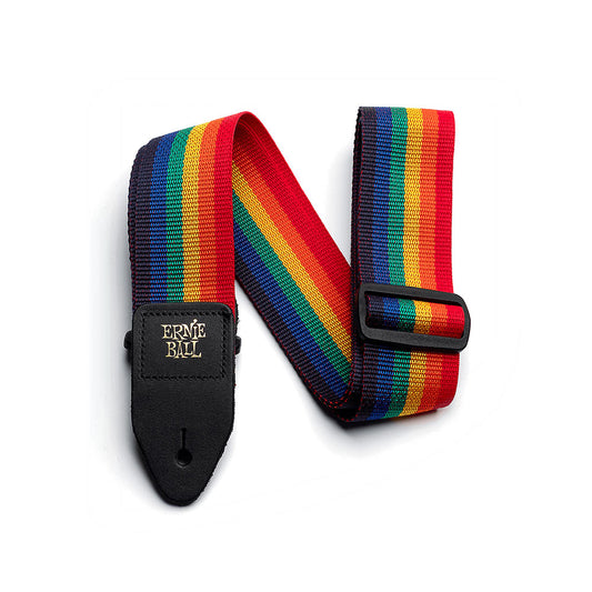 Ernie Ball Polypro Guitar and Bass Strap - Rainbow