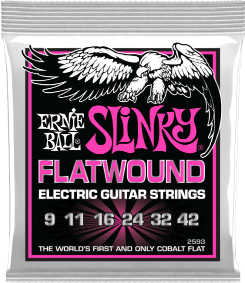 Ernie Ball Super Slinky Cobalt Flatwound Electric Guitar Strings