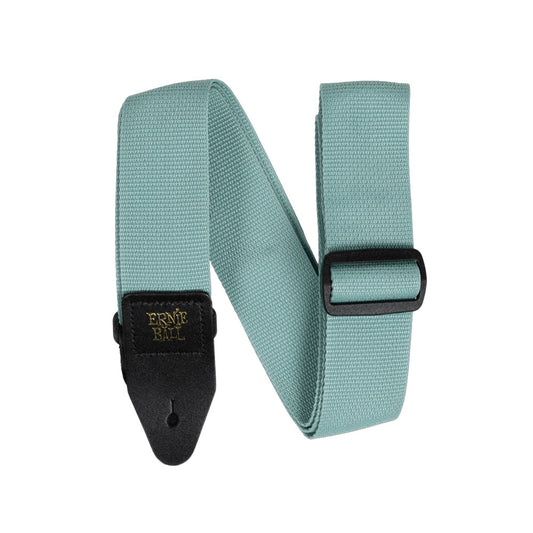 Ernie Ball Polypro Guitar and Bass Strap - Tidal Green