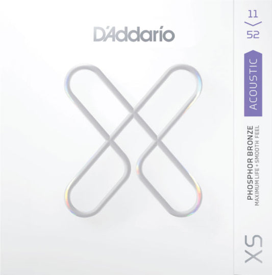 D'Addario XS Custom Light Coated Acoustic Guitar Strings