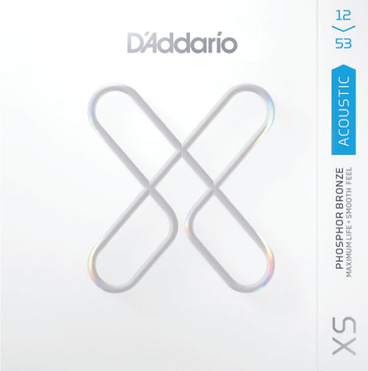 D'Addario XS Light Coated Acoustic Guitar Strings